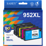 952XL Ink for HP 952 Ink Cartridge for HP 952 Ink Color Black Combo Pack for HP 952 Printer Ink High Yield for OfficeJet Pro 8720 7740 8740 7720 8715 8702 Printer (Black Cyan Magenta Yellow 4 Pack)