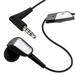 Headset MONO 3.5mm Hands-free Earphone Single Earbud Headphone w Mic Wired [Black] R7L for LG G5 G6 Stylo 3 V10 V20 - Motorola Droid Turbo 2 - Samsung Galaxy J3 J5 J7 Note 3 4 5 Edge S5 S6 Edge