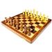 StonKraft 18 x 18 Collectible Wooden Folding Chess Game Board Set + Wooden Crafted Chess Pieces with Extra Queens - 3.75 Inches King Height