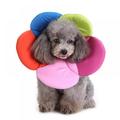 Pet Dog Recovery Collar Pet E-Collar Comfortable Flower Pattern Cat Elizabethan Collar Soft Protective Recovery Cone for Dogs and Cats to Prevent Pets from Touching Stitches Wounds and Rashes