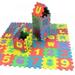 Angmile 36Pcs Mini Puzzle Pad Foam Play Puzzle Mat Numbers & Letters Colorful Bubble Puzzle Pad Children Learning Educational Toys