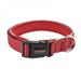 Pet Collar Reflective Dog Collar with Safety Lock Adjustable Nylon Pet Collar Suitable for Large Medium and Small Dogs Red M