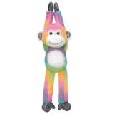 DDI 2348128 22 in. Hanging Monkey Plush Rainbow Sherbert - Case of 24