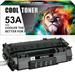 Cool Toner Compatible Toner Replacement for HP Q7553A 53A for HP P2014 P2014n P2015 P2015d P2015dn P2015x Printer(Black 1-Pack)