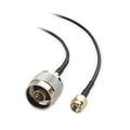 Cable Matters RP-SMA Male to N-Type Male Coax Cable Adapter 25 ft in Black (RP-SMA to N-Type Cable N-Type to RPSMA/Coaxial Cable Adapter Cable)