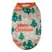 Holiday Theme Dog Dress for Christmas New Year Doggie Shirts Outfits Apparel Clothing for Small Dogs Cats Puppy Pet Kitten