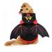 Pet Dog Costume Halloween Christmas Dog Clothes Bat Wing Cosplay Dress Up French Bulldog Pug Coat