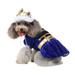 Shulemin Pet Winter Clothes Prince Knight Fire Suit Cosplay Funny Coat Dress Up Small Dogs Christmas Halloween Costume Pet Supplies