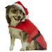 Northlight 32 White and Red Santa Claus Dog Costume With a Hat - Size: L