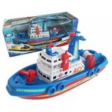 Fire Rescue Boat Firefighting Series Building Blocks for Kids Age 6-12 Fire Boats Educational Construction Toys Firefighter Play Set Fire Station Learning Toys 4173
