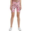 Calvin Klein Womens Performance Printed High-Waist Bike Shorts