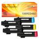 Catch Supplies Compatible Toner Replacement for Xerox Phaser 6510 6510/dni 6510/dn 6510/n Workcentre 6515 6515/dni 6515/dn 6515/n Printer High Yield (2 Black 1 Cyan 1 Magenta 1 Yellow)