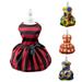 D-GROEE Halloween Theme Dog Dress Halloween Cosplay Dog Clothes for Small Dogs Girl Cat Outfit Pet Apparel