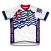 British Indian Ocean Territory Flag Short Sleeve Cycling Jersey for Women - Size M