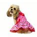 Valentines Day Female Pet Pink Red Festive Holiday Costume Dress-S