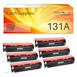 Catch Supplies Compatible toner for HP 131A Laserjet Pro 200 Color M251nw M251n MFP M276nw M276n Printer ink (3*Black/Cyan/Yellow/Magenta 6-Pack)