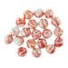 20pcs 25mm Floral Stripes Glass Marbles Kids Marble Run Game Marble Solitaire Toy Accs Vase Filler & Fish Tank Home Decor