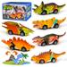 Dream Fun 6 Pull Back Dinosaur Toys for Boys 3-6 Years Dinosaur Games with T-Rex Pull Back Toy Cars for 4 5 6 Kid Dino Toys for 3 Year Old Toddlers Dino Vehicles Toy Car Toys for Boys 3-6 Years