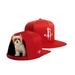 Red Houston Rockets Small Pet Nap Cap Dog Bed