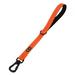 Plutus Pet Short Dog Leash Reflective Nylon Padded Handle Strong Traffic Pet Leash with Carabiner Clip for Medium Large Dogs (18 Orange)