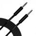 15 Ft Castline Silver 1/4 TRS to 1/4 TS Patch Instrument Cable Mogami 2582 (no ring connection)