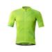 Santic Mens Bike Jersey Short Sleeve Bike Tops for Men Bicycle Jersey Bike Jersey Breathable Green 2XL