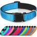 Reflective Dog Collar 11 Colors Soft Neoprene Padded Breathable Nylon Pet Collar Adjustable for Small Medium Large Extra Large Dogs 4 Sizes