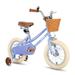 JOYSTAR Girls Bike for 2-12 Years Old Toddlers and Kids 12 14 16 Kids Bike with Training Wheels & Basket 20 Inch Kid s Bicycle with Kickstand Retro Style Bikes