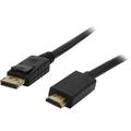 Kaybles DP-HDMI-6-2P DP to HDMI Cable 6 ft. (2 Pack) Gold Plated DisplayPort to HDMI Cable 1080p Full HD for PCs to HDTV Monitor Projector with HDMI Port
