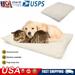 Pet Bed Self Heating Snooze Pad Pet Bed Mat for Pets Cats Dogs and Kittens for Travel or Home White Medium