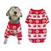 Cheers.US Pet Hoodie Christmas Theme with Reindeer & Snowflake Dog Apparel Warmth Polyester Soft Winter Pets Clothe Cats Sweatshirt Dogs Supplies Sweater