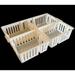 RITE FARM PRODUCTS STACKING CHICK SORTING BOX 25 X 4 = 100 BASKET CHICKEN BOXES