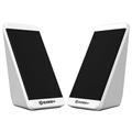 OUNONA 1 Pair Laptop Speaker USB Wired Surround Speaker Desktop External Speaker