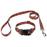 Country Brook PetzÂ® Deluxe Cheetah Kisses Dog Collar and Leash 2XS