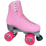 Jackson Outdoor Quad Roller Skates - Finesse Pink(Size 6 Adult)