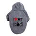 Winter Warm Hoodies Pet Pullover Cute Puppy Sweatshirt Dog Christmas Small Cat Dog Outfit Pet Apparel Clothes Z3-Grey 9XL