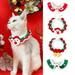 D-GROEE Pet Collars Woven Scarf Dress Up and Costume for Holiday Decoration Ideal Gifts and Decoration Pet Shawl Pet Supplies for Cats and Dogs