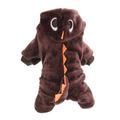 LIWEN Halloween Pets Dog Puppy Hoodie Clothes Cute Dinosaur Party Cosplay Costume