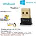 Bluetooth USB Adapter USB Dongle Bluetooth Receiver Transfer Wireless Bluetooth 4.0 Adapter for PC Laptop Keyboard Mouse Headset Skype Call Support Windows 10 8 7 Vista XP Linux