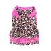 XWQ Dog Skirt Fashion Leopard Pattern Pullover Shirt Pet Vest Dress Puppy Clothes for Outing