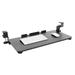 Mount-It! Adjustable Keyboard Tray Clamp | 26.4x 11.8 Inches| Ergonomic Sliding Under Desk Mouse Platform