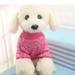 Pet Clothes for Small Dogs and Cats Pet Dog Classic Knitwear Sweater Fleece Coat Soft Thickening Warm Pup Dogs Shirt Winter Pet Dog Cat Customes for Small Dogs Rose Red M