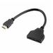 HDMI Male to Dual HDMI Female 1 to 2 Way HDMI Splitter Adapter Cable for HDTV Support Two TVs at The Same Time 1 in 2 Out Splitter Cable Adapter Converter