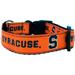 Brand New Syracuse Pet Dog Collar(X-Small) Official Orange Team Color/Logo
