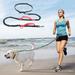 Ybeauty D-ring?Retractable?Free Hands?Reflective Leash Long Rope Pet Running Leash?for Daily Use?