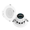 Pyle 3.5 Ceiling / Wall Speakers 2-Way Aluminum Frame Speaker Pair with Built-in LED Light