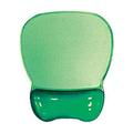 Aidata USA CGL003G Crystal Gel Mouse Pad Wrist Rest - Green