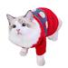 Deyuer Pet Pullover Knitted Stripes Pattern Cosplay Soft Texture Knitted Pet Dogs Kitten Sweater Outfit for Small Dogs Christmas