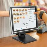 Wuzstar 15 Touch Screen LCD Monitor Touch Screen Cash Register VOD System POS Stand for Retail Kiosk Restaurant
