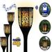 Theater Solutions TT100 Fully Wireless 240 Watt Rechargeable Battery Bluetooth Tiki Torch Speaker 4 Pack Lanterns Link Up To 99 Speakers Wirelessly